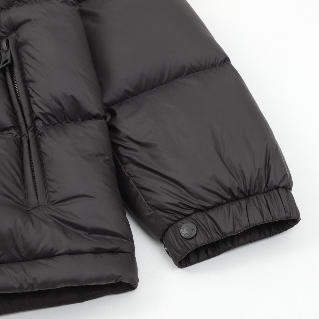 Moncler Hooded Embroidered Down Jacket - view 9