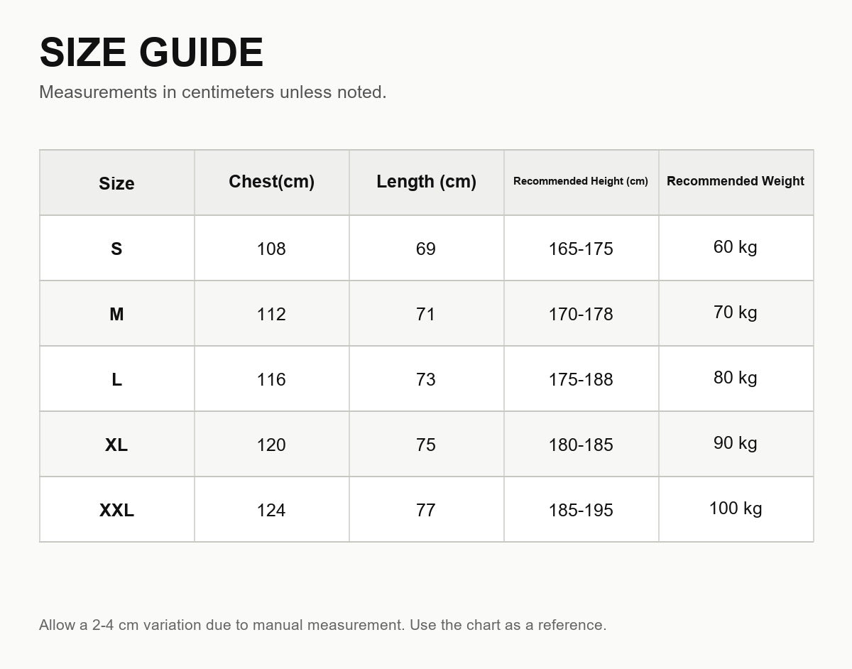Moncler Graphic T-Shirt - English Size Guide