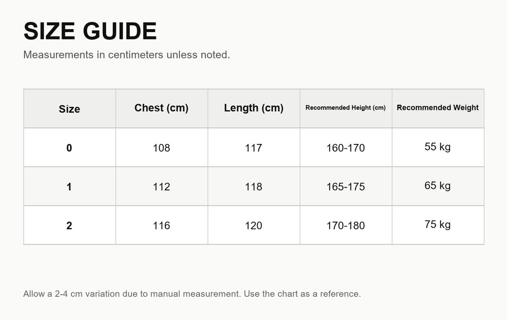 Moncler Women's Long Jacket - English Size Guide
