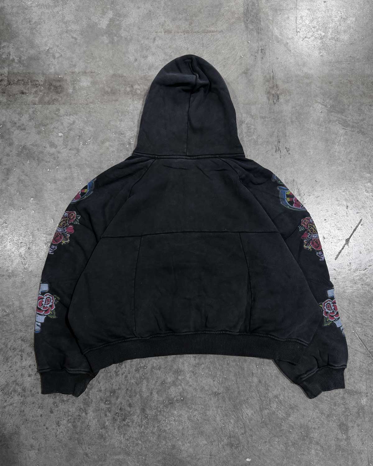 Righteous Risen King Graphic Zip-Up Hoodie - Black - view 7