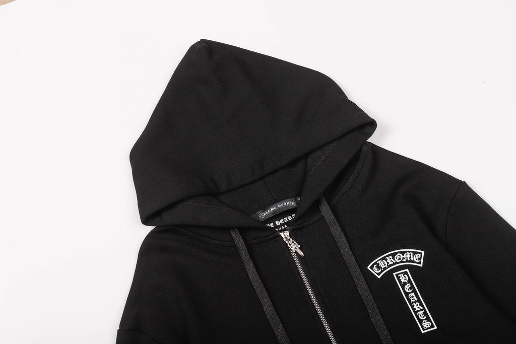 Chrome Hearts Zip-Up Hoodie -830 - Chrome Hearts zip-up hoodies image 4