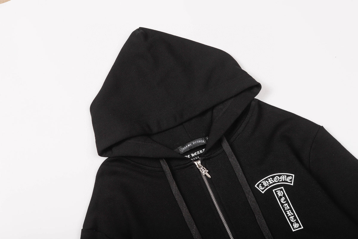 Chrome Hearts Zip-Up Hoodie -830 - Chrome Hearts zip-up hoodies image 4